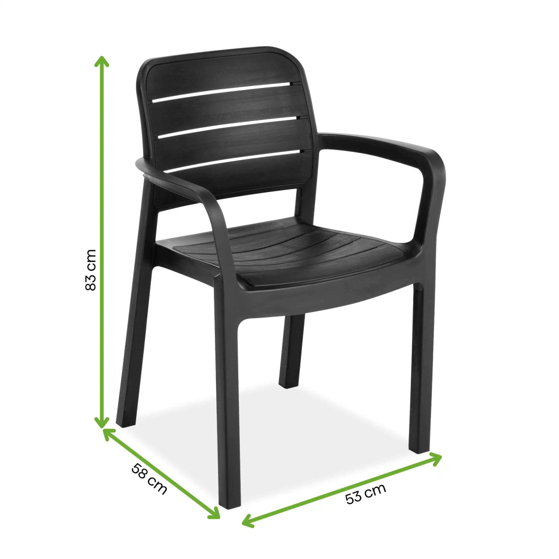 TISARA GRAPHITE CHAIR