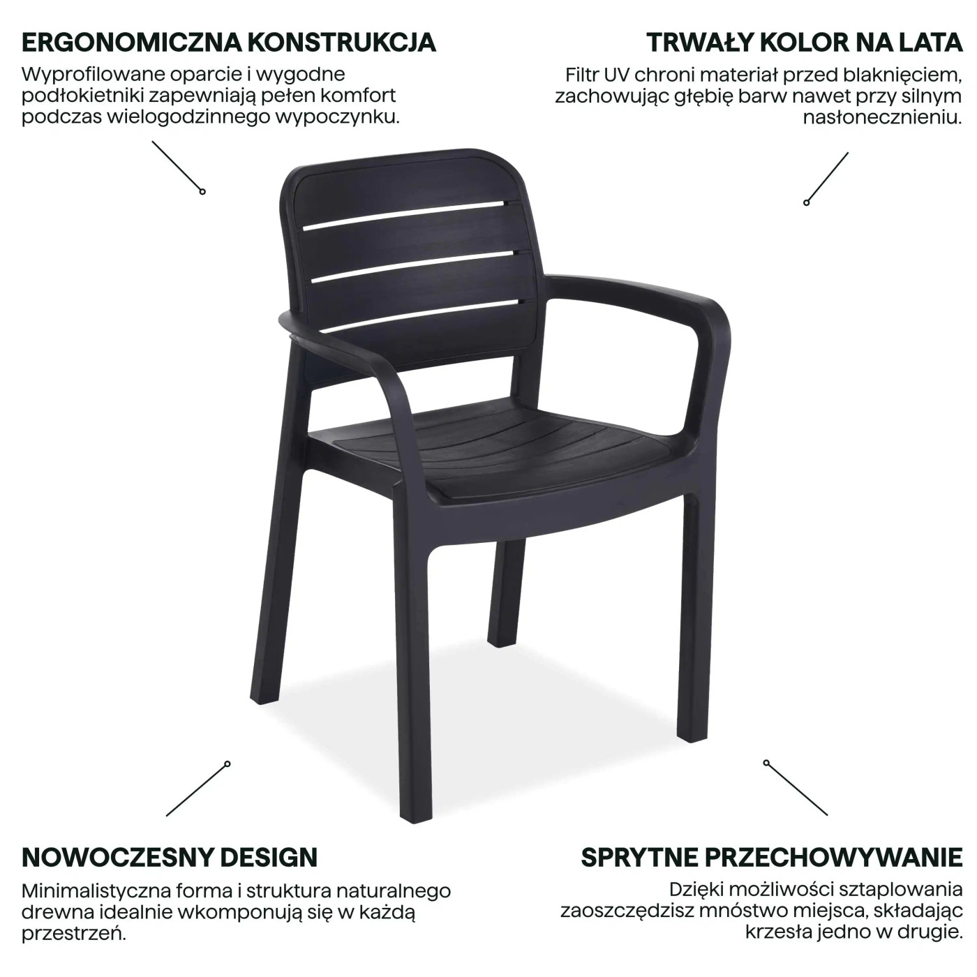 TISARA GRAPHITE CHAIR