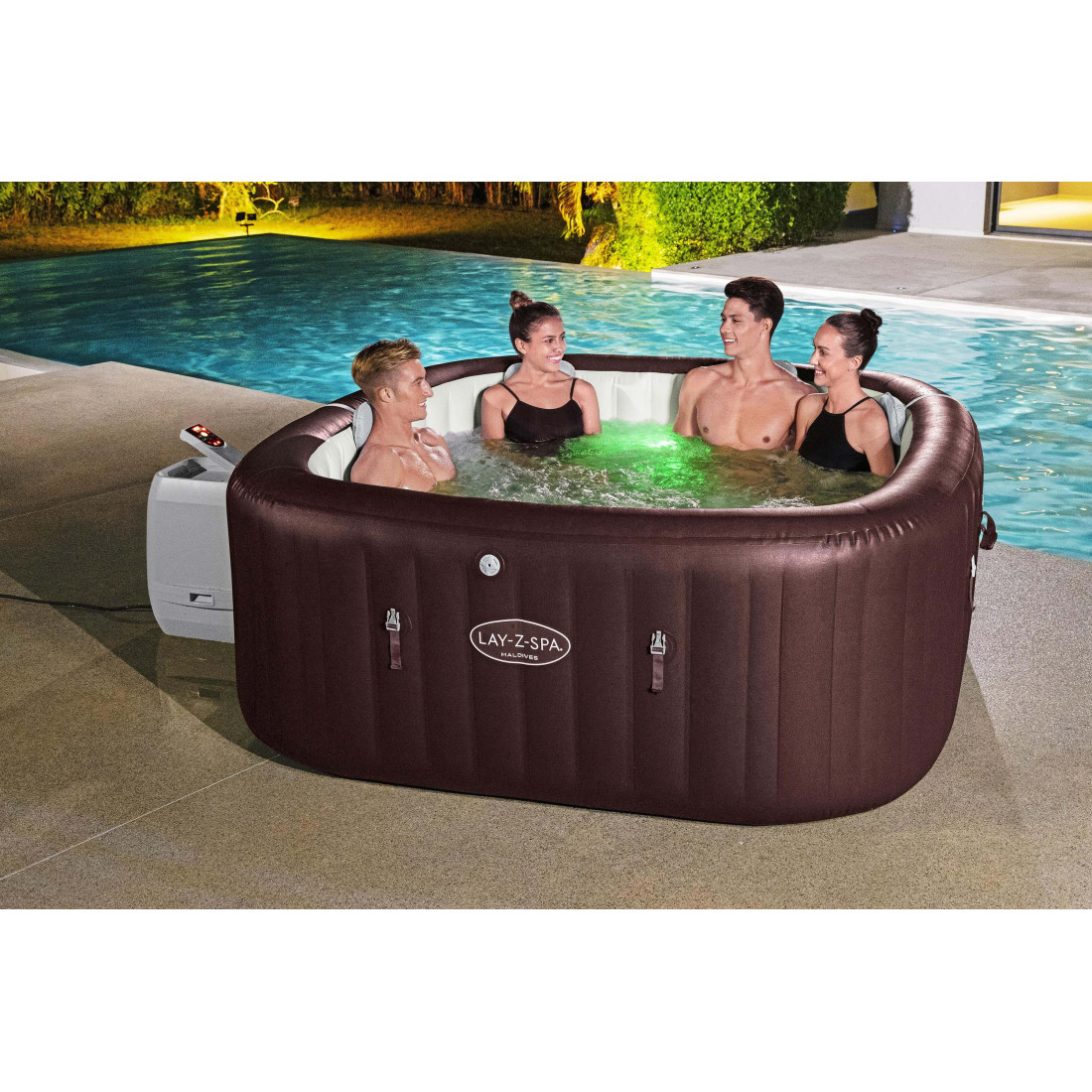 JACUZZI SPA MALDIVES AIRJET 2.01 x 2.01 x 0.80 m BESTWAY 6001U