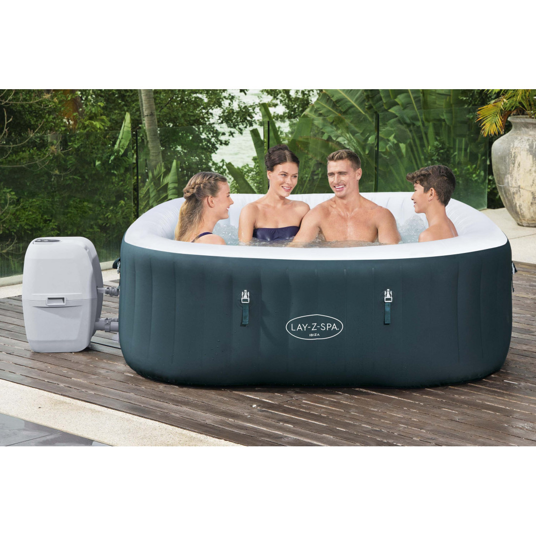 JACUZZI SPA IBIZA AIRJET 1.80x1.80x0.66M BESTWAY 6002U