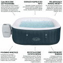JACUZZI SPA IBIZA AIRJET 1.80x1.80x0.66M BESTWAY 6002U