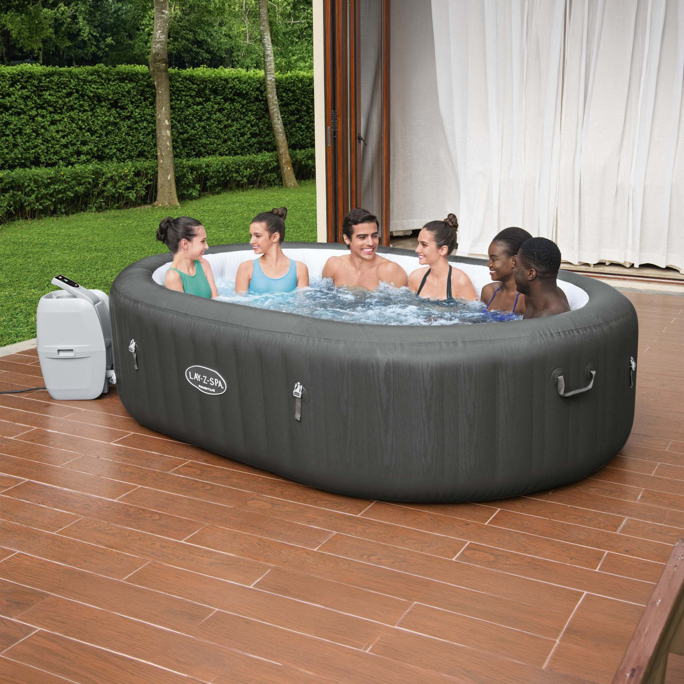 JACUZZI SPA MAURITIUS AIRJET 2.70x1.80x0.71M BESTWAY 60067