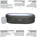 JACUZZI SPA MAURITIUS AIRJET 2.70x1.80x0.71M BESTWAY 60067