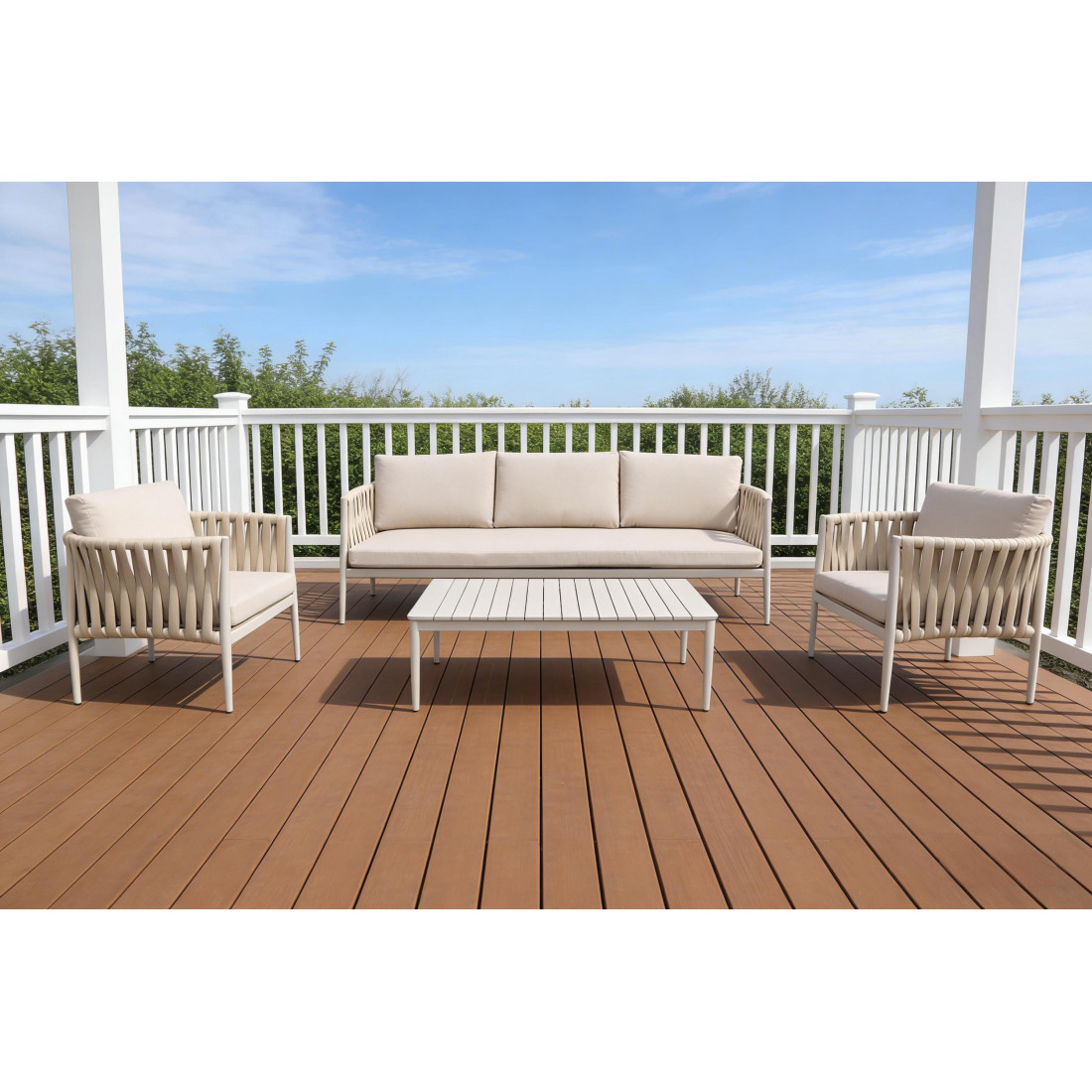 MONZA CAFFE ZESTAW BEIGE