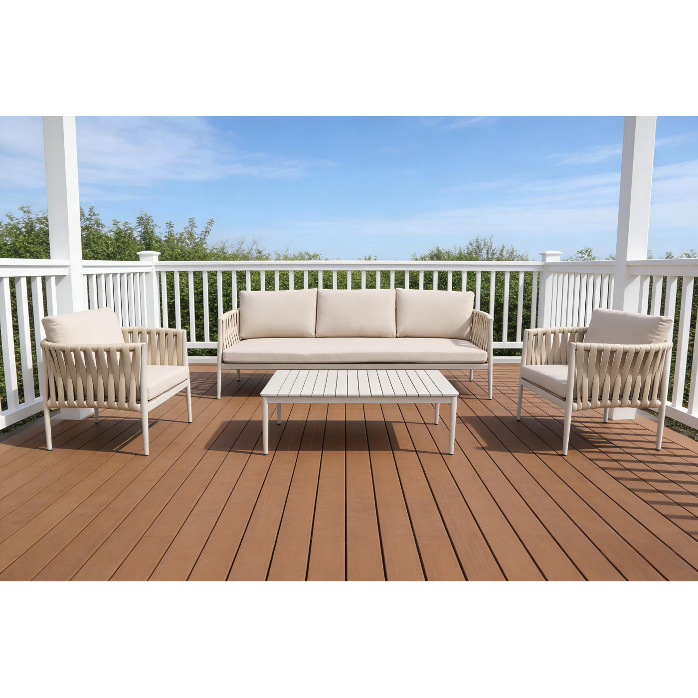 MONZA CAFFE ZESTAW BEIGE