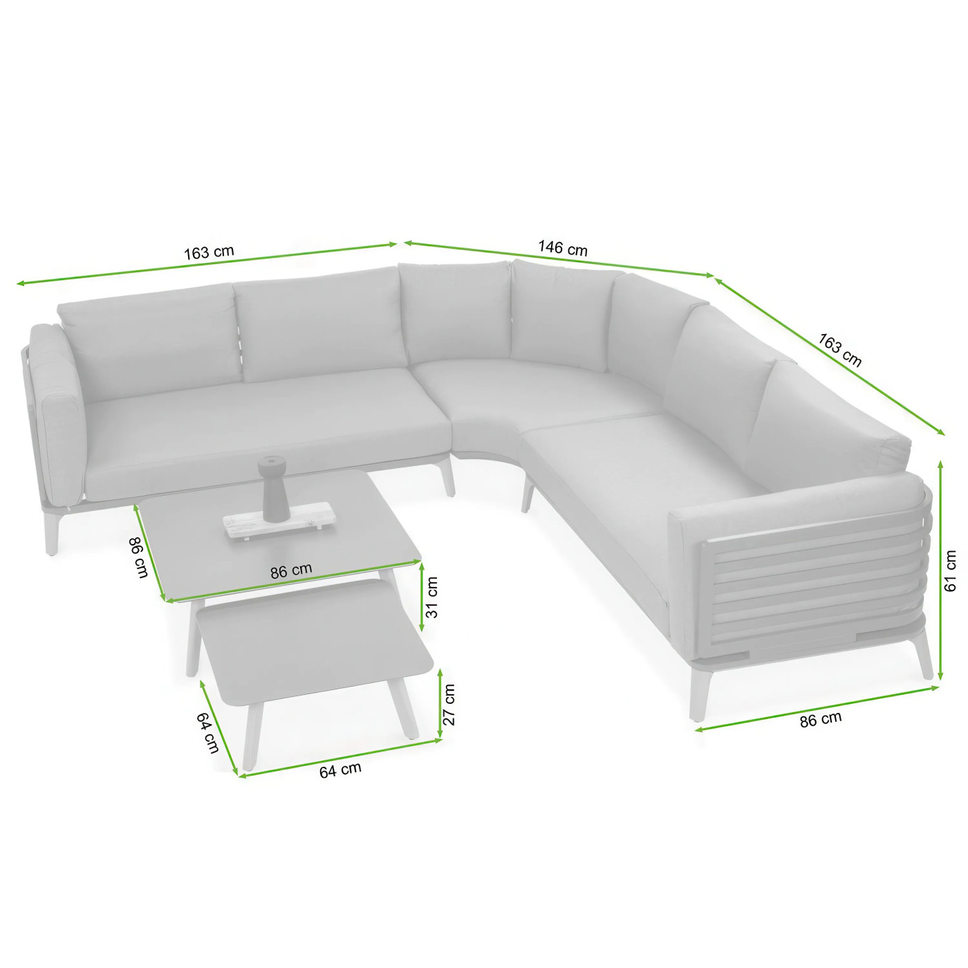 RADISSON CORNER SOFA BEIGE