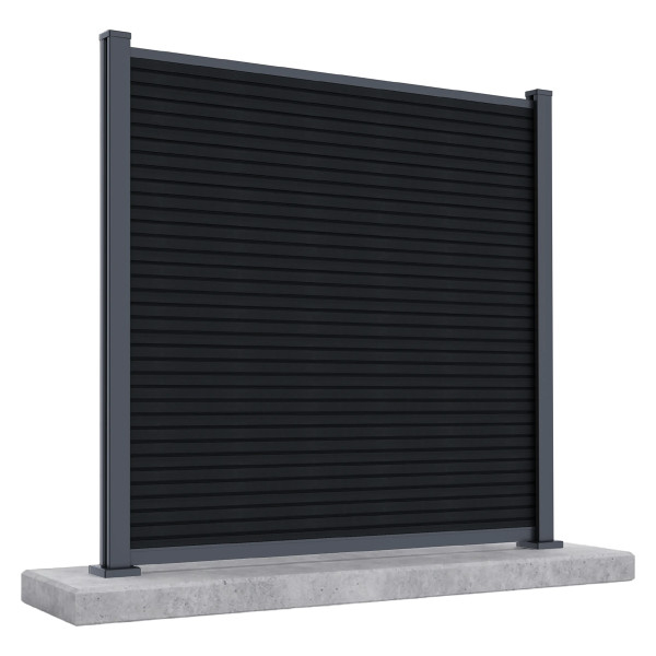CITY PRZĘSŁO OGRODZENIOWE 1.8M PODŁOŻE TWARDE ANTHRACITE