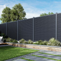 CITY PRZĘSŁO OGRODZENIOWE 1.8M PODŁOŻE TWARDE ANTHRACITE