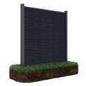 CITY FENCE PANEL 1.8M SOFT GROUND ANTHRACITE