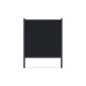 CITY FENCE PANEL 1.8M SOFT GROUND ANTHRACITE