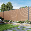 CITY PRZĘSŁO OGRODZENIOWE 1.8M PODŁOŻE TWARDE TEAK