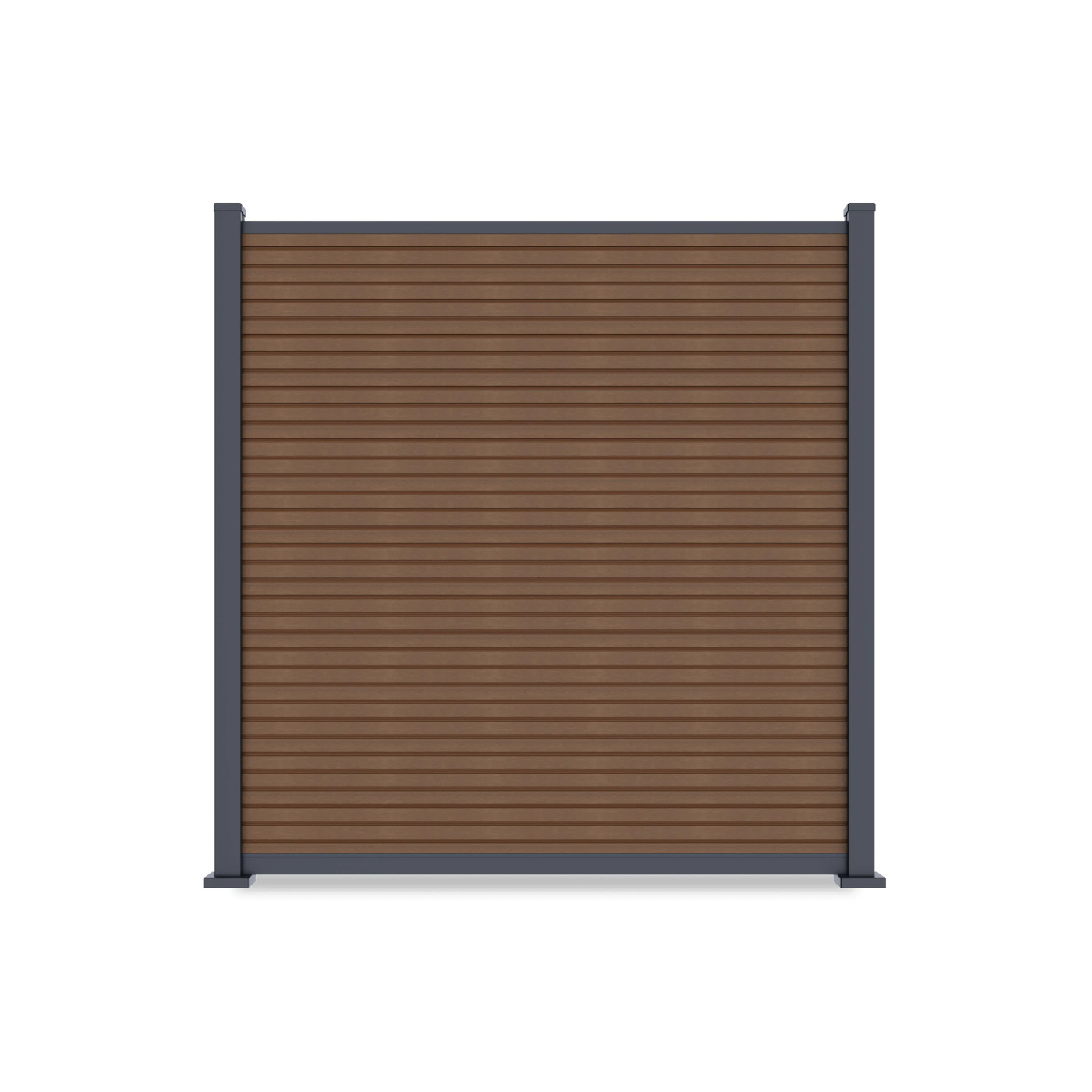 CITY PRZĘSŁO OGRODZENIOWE 1.8M PODŁOŻE TWARDE TEAK