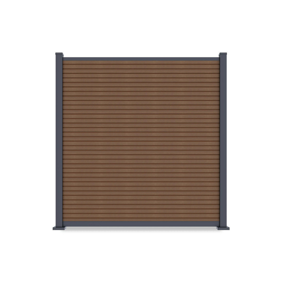 CITY PRZĘSŁO OGRODZENIOWE 1.8M PODŁOŻE TWARDE TEAK