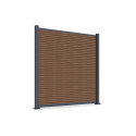 CITY PRZĘSŁO OGRODZENIOWE 1.8M PODŁOŻE TWARDE TEAK