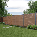 CITY PRZĘSŁO OGRODZENIOWE 1.8M PODŁOŻE MIĘKKIE TEAK
