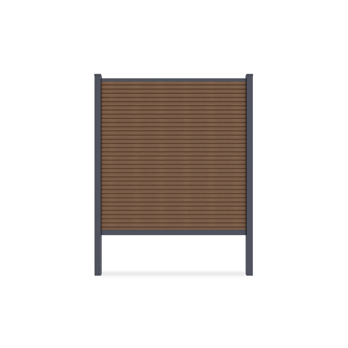 CITY FENCE PANEL 1.8M SOFT GROUND TEAK