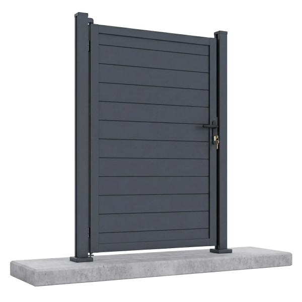 URBAN/CITY FURTKA OGRODZENIOWA PODŁOŻE TWARDE ANTHRACITE