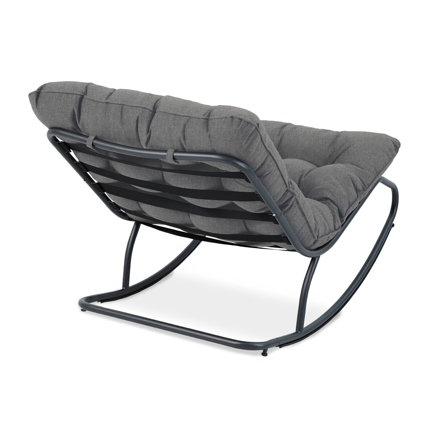 AGAVA ROCKING CHAIR DARK GREY