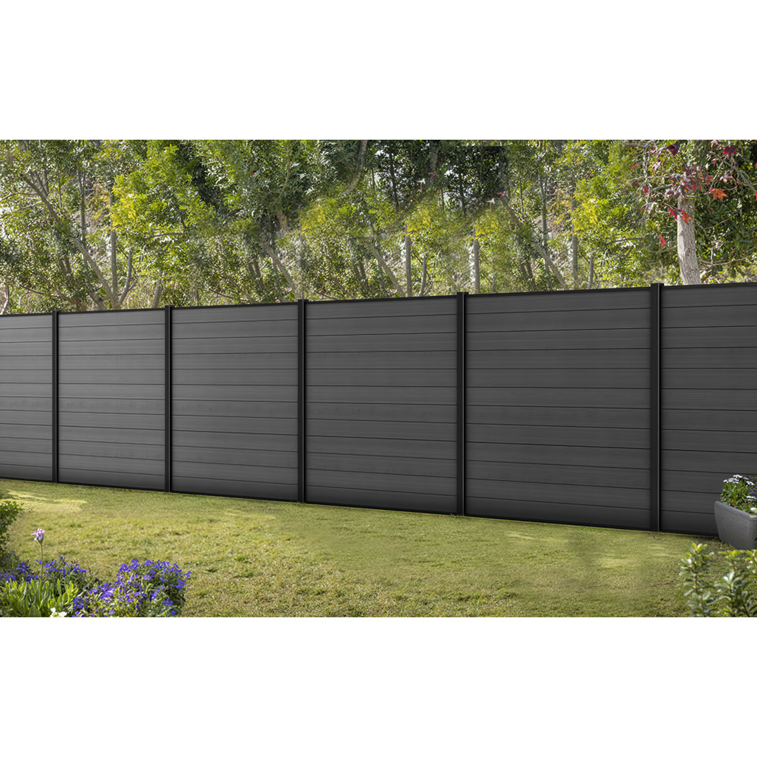 OGRODZENIE 1.8M GREY PODŁOŻE MIĘKKIE 240