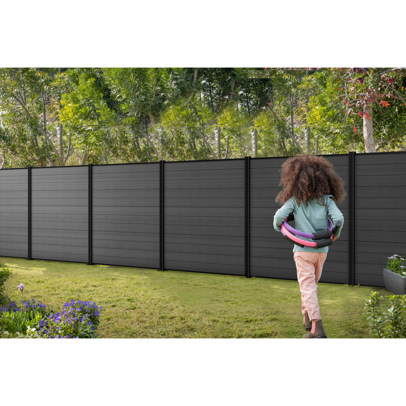 1.8M GREY FENCE SOFT BASE 240