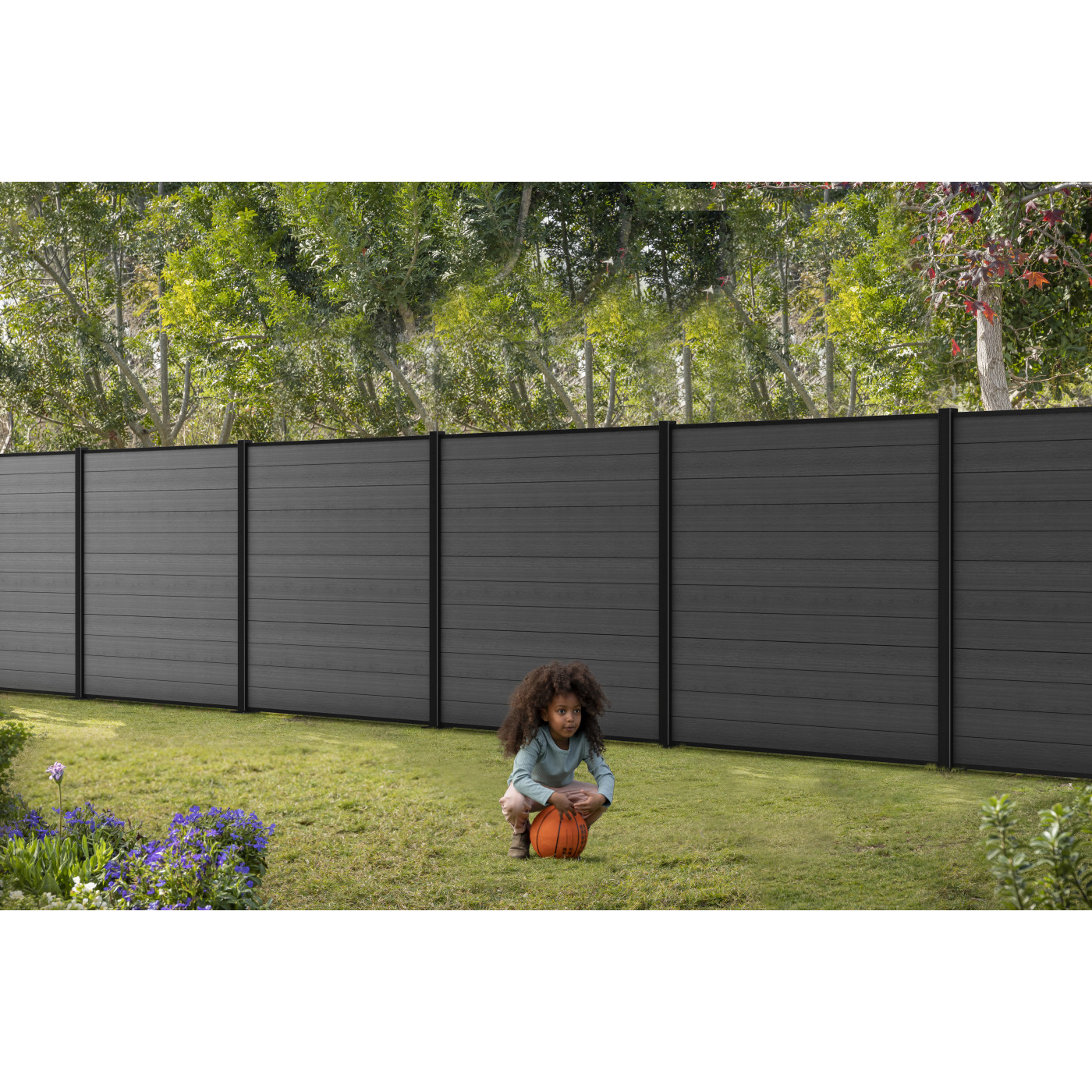 1.8M GREY FENCE SOFT BASE 240