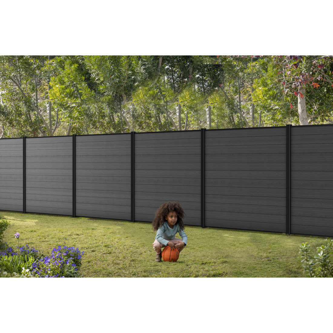 1.8M GREY FENCE SOFT BASE 240
