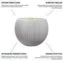 AQUALIGHT FONTANNA LED FI37x30CM LIGHT BEIGE
