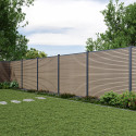 CITY FENCE PANEL 1.8M SOFT GROUND OAK