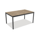 DECO PORTO NOVA 160 STÓŁ BLACK/ASHWOOD