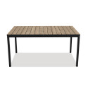 DECO PORTO NOVA 160 STÓŁ BLACK/ASHWOOD