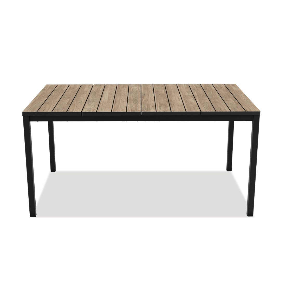 DECO PORTO NOVA 160 STÓŁ BLACK/ASHWOOD