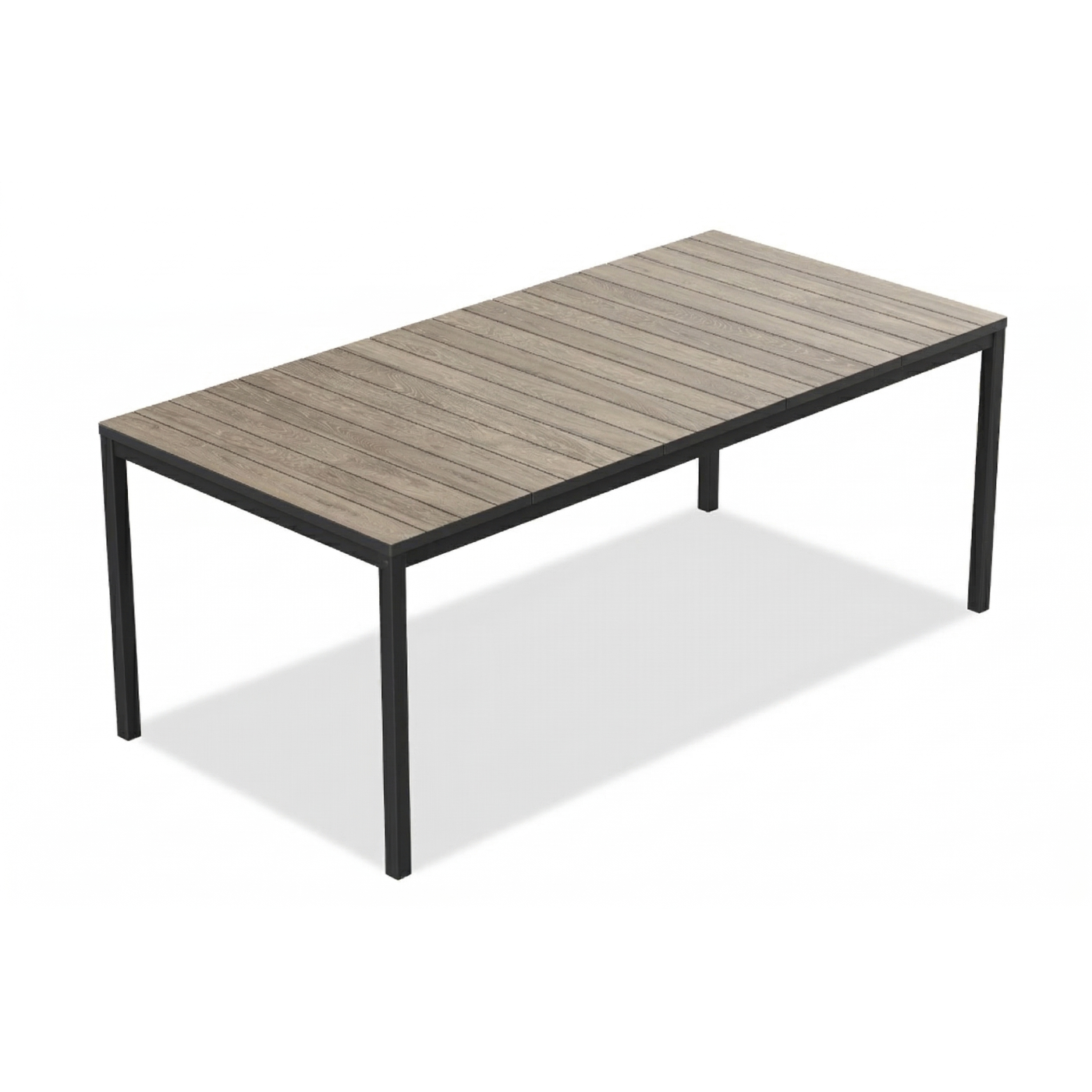 DECO PORTO NOVA 200 STÓŁ BLACK/ASHWOOD