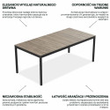 DECO PORTO NOVA 200 STÓŁ BLACK/ASHWOOD