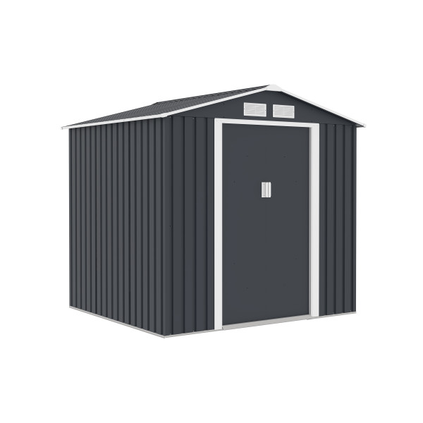 VECTOR 7x6 COLD GREY METAL SHED