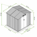 DOMEK METALOWY VECTOR 7x6 COLD GREY