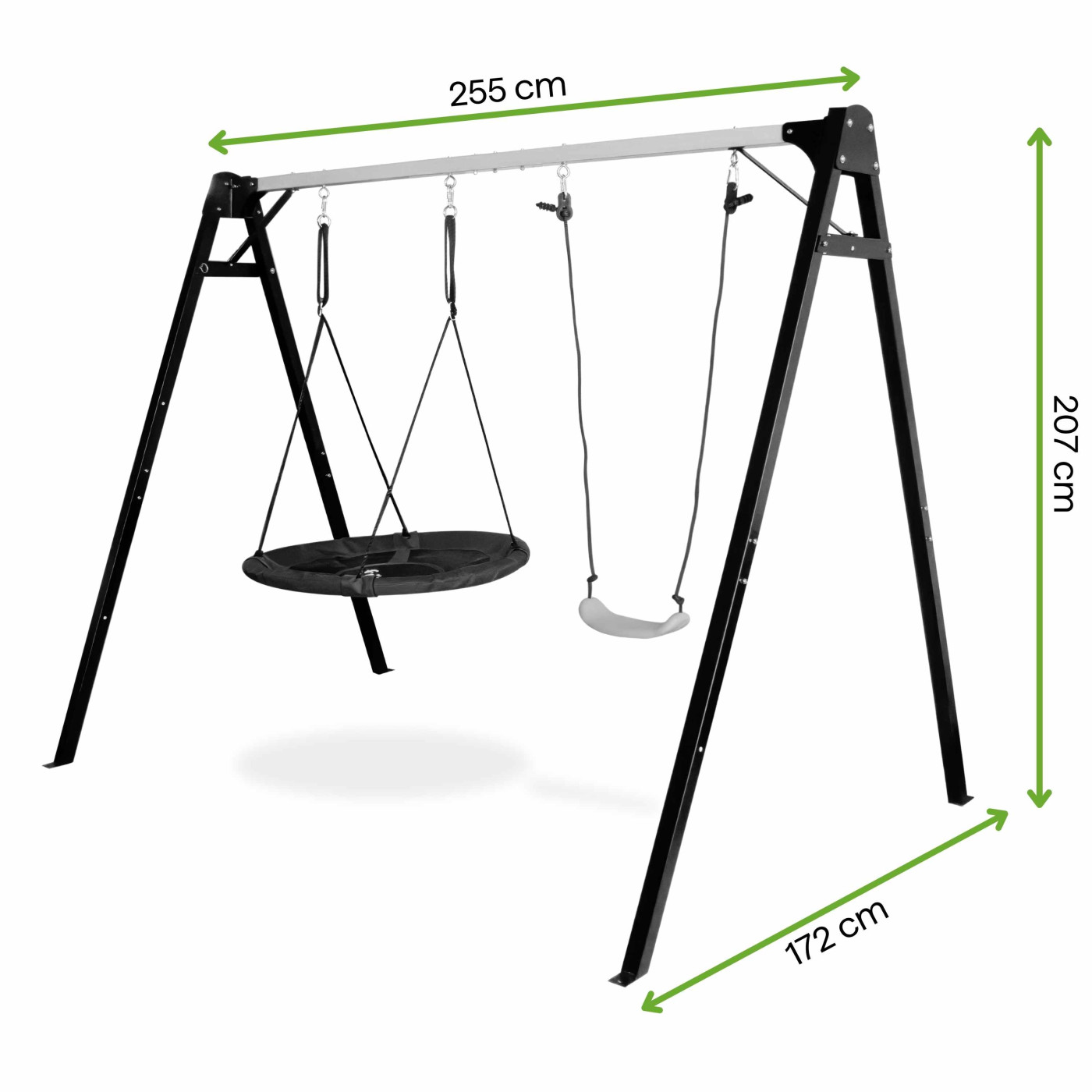 GARDEN SWING FOR CHILDREN 255x172x207CM