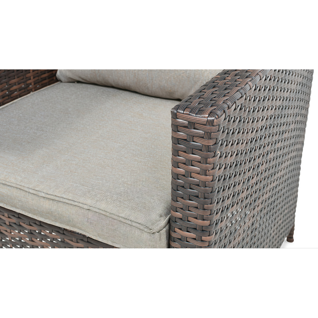 IBIZA BROWN ARMCHAIR