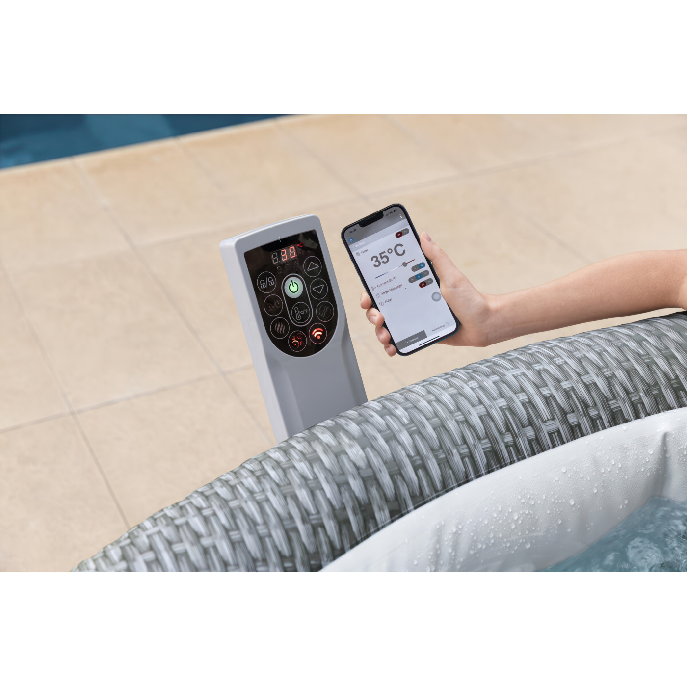 JACUZZI SPA BALI AIRJET 1.96x0.71M BESTWAY 6001N