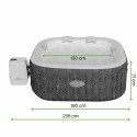 JACUZZI SPA CABO AIRJET 1.80x1.80x0.71M BESTWAY 6001R