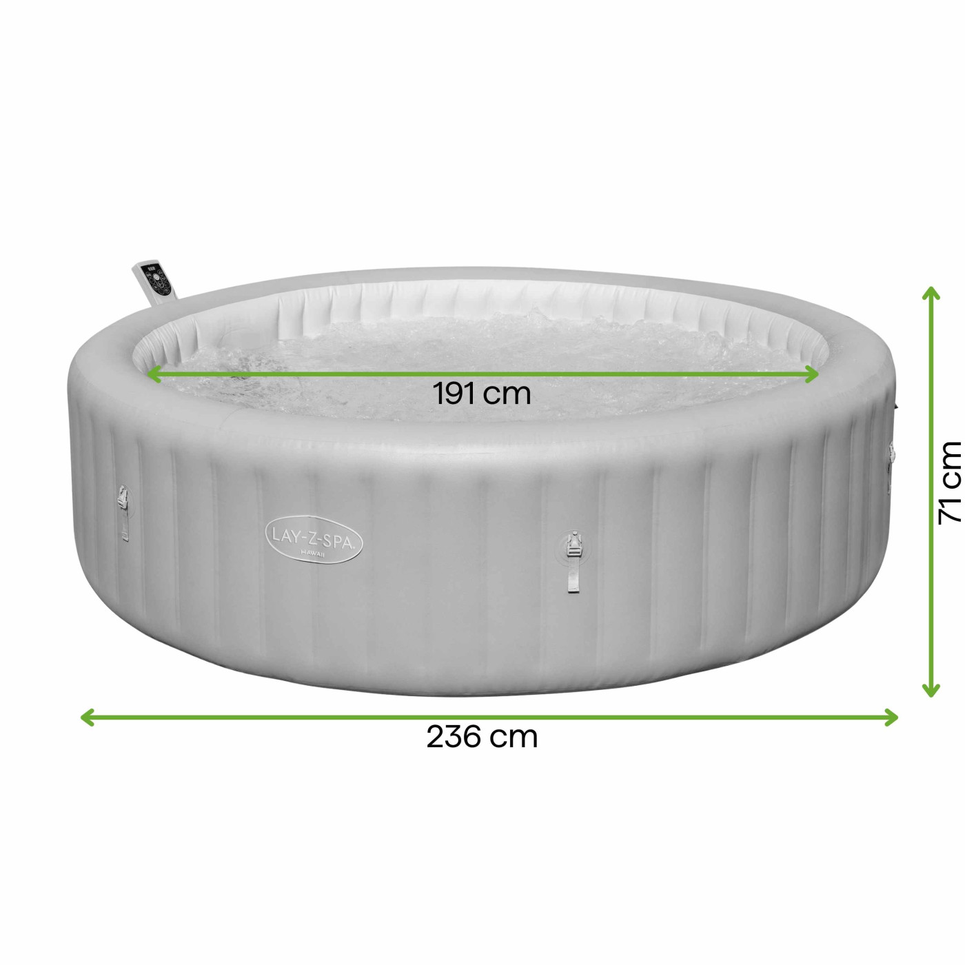 JACUZZI SPA HAWAII AIRJET 2.36x0.71M BESTWAY 6001J