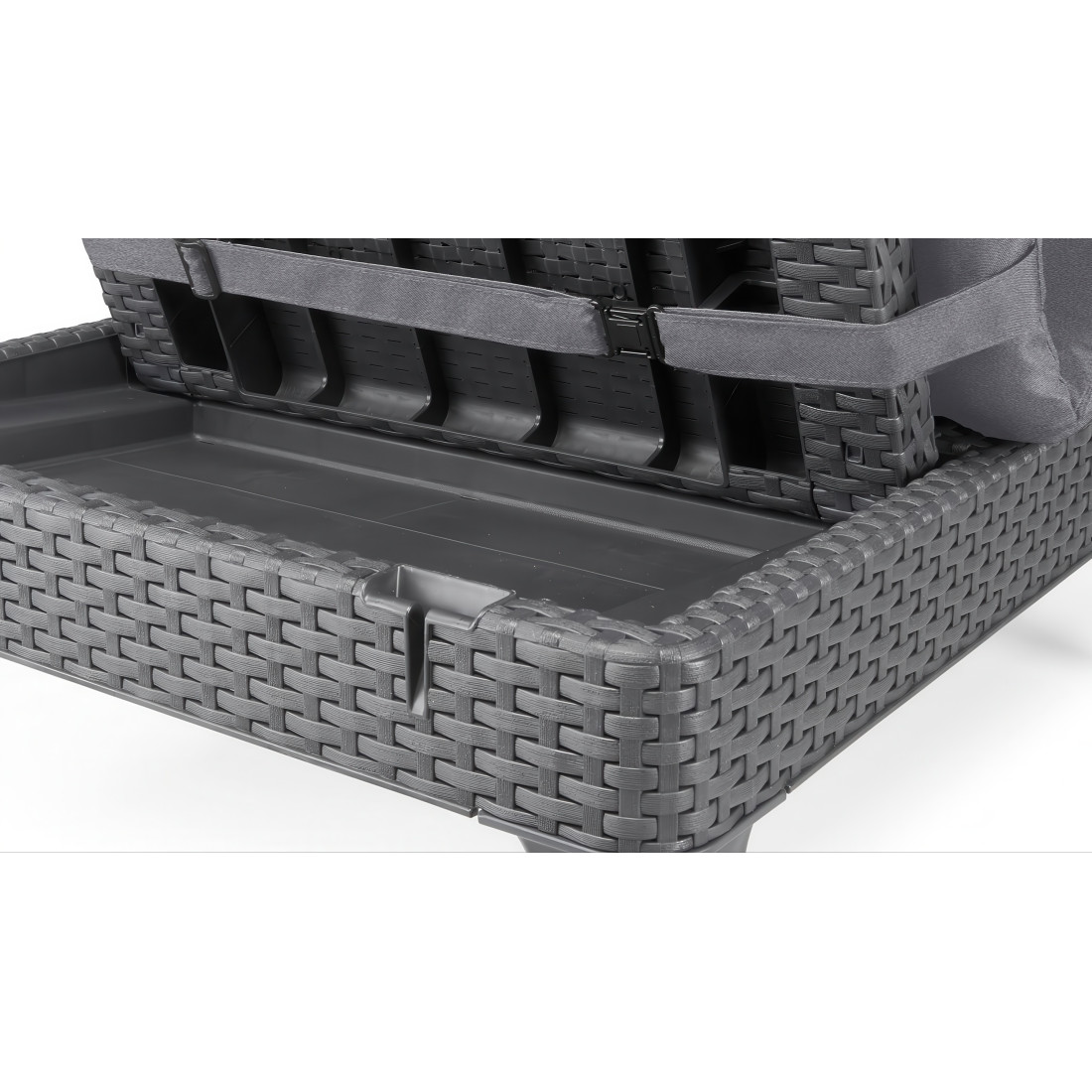 JAIPUR LEŻAK GRAPHITE