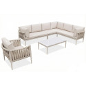 MONZA CAFFE+CORNER ARMCHAIR BEIGE