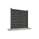 NEO PRZĘSŁO OGRODZENIOWE 1.8M PODŁOŻE TWARDE ANTHRACITE