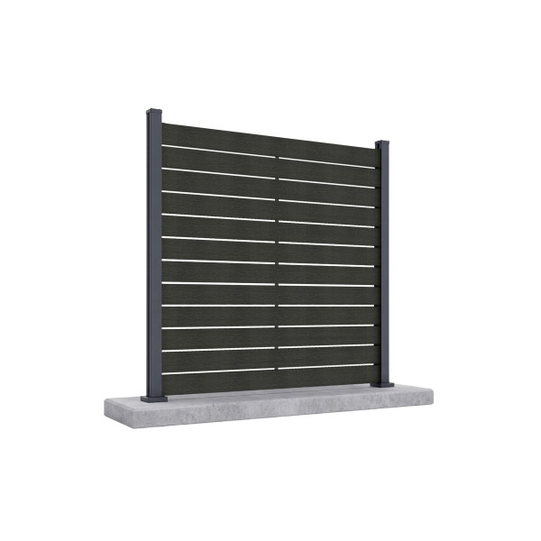NEO PRZĘSŁO OGRODZENIOWE 1.8M PODŁOŻE TWARDE ANTHRACITE