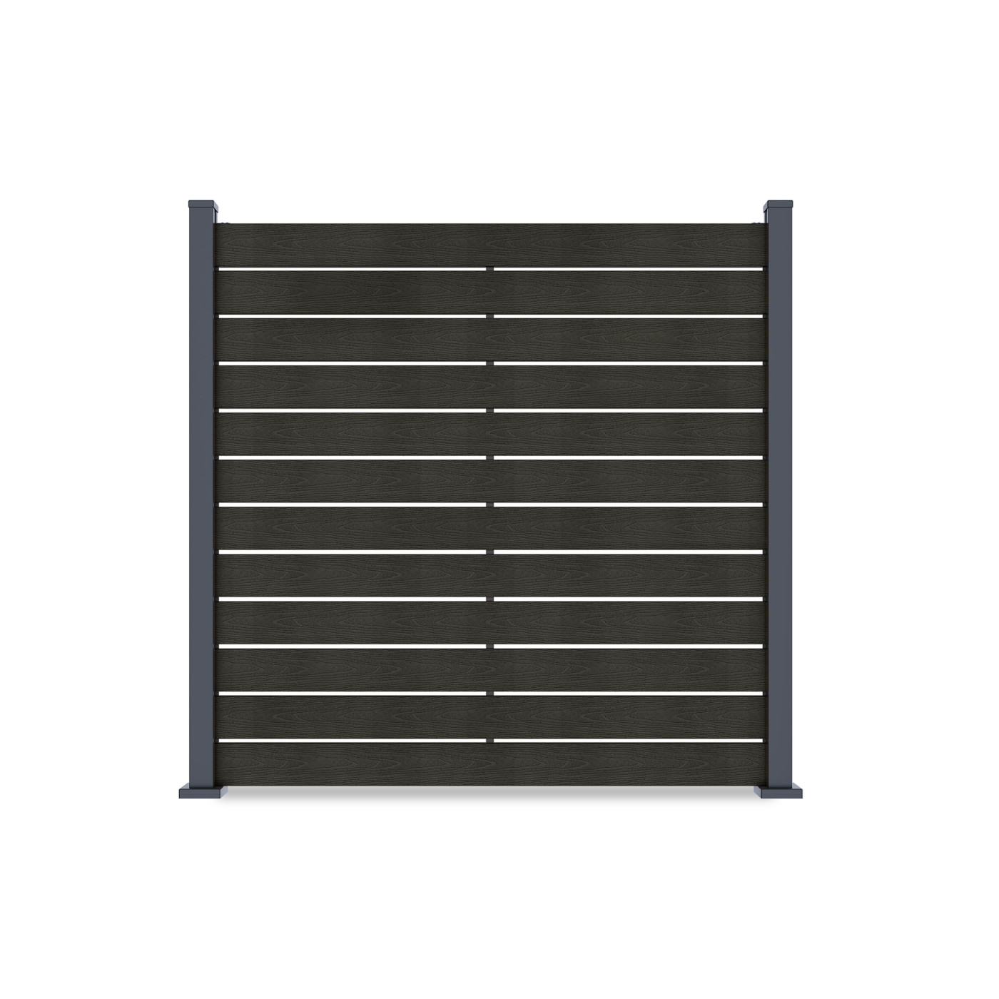 NEO FENCE PANEL 1.8M FOR HARD GROUND, ANTHRACITE