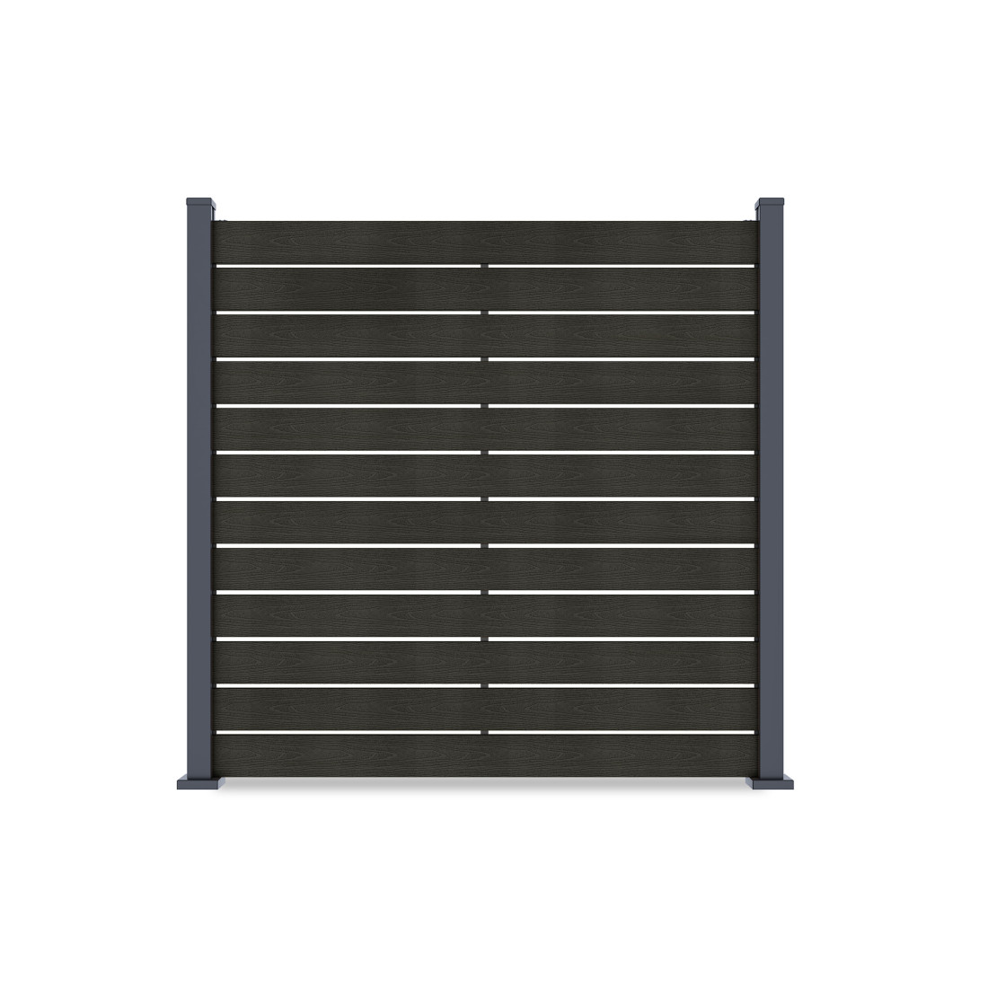 NEO PRZĘSŁO OGRODZENIOWE 1.8M PODŁOŻE TWARDE ANTHRACITE