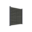 NEO PRZĘSŁO OGRODZENIOWE 1.8M PODŁOŻE TWARDE ANTHRACITE