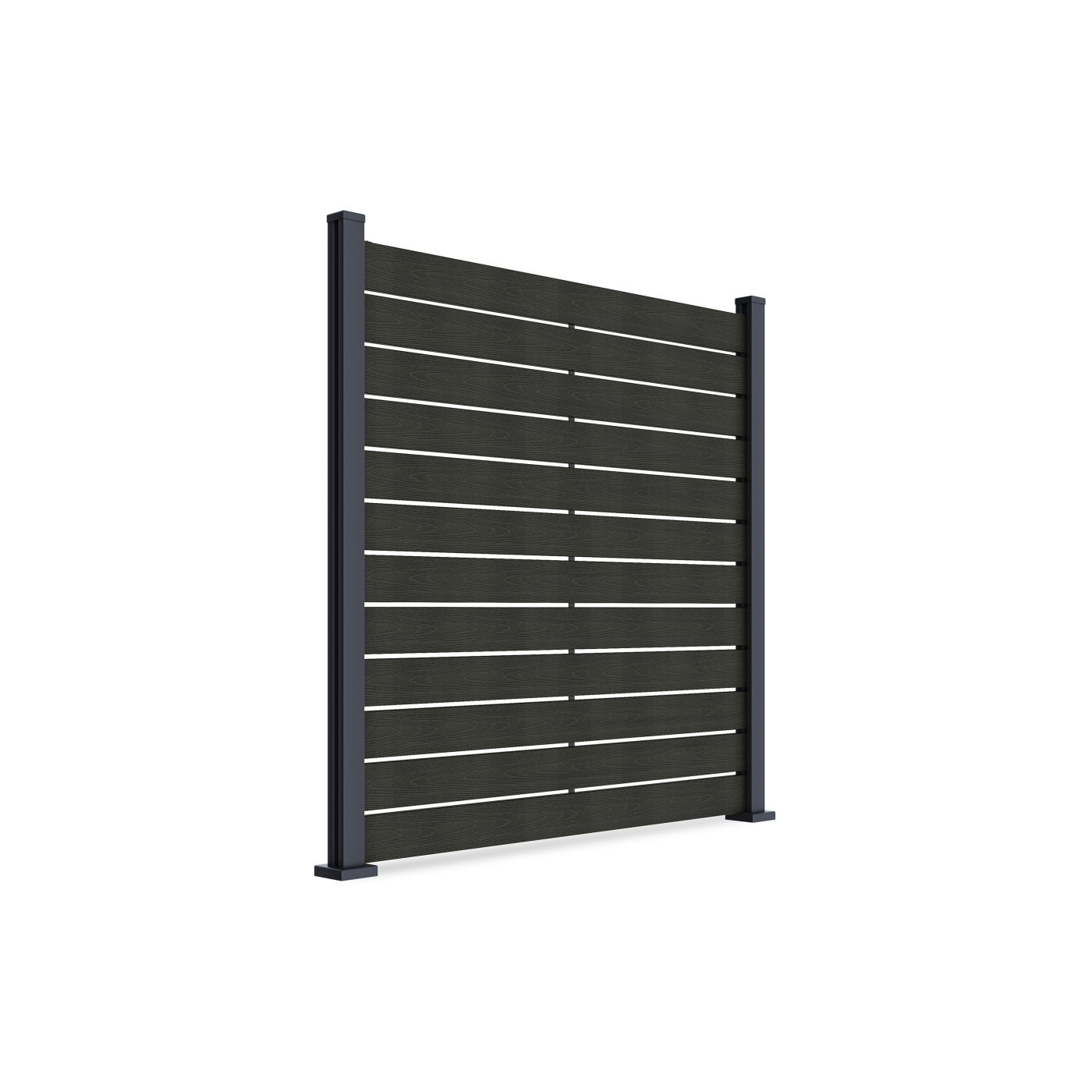NEO PRZĘSŁO OGRODZENIOWE 1.8M PODŁOŻE TWARDE ANTHRACITE