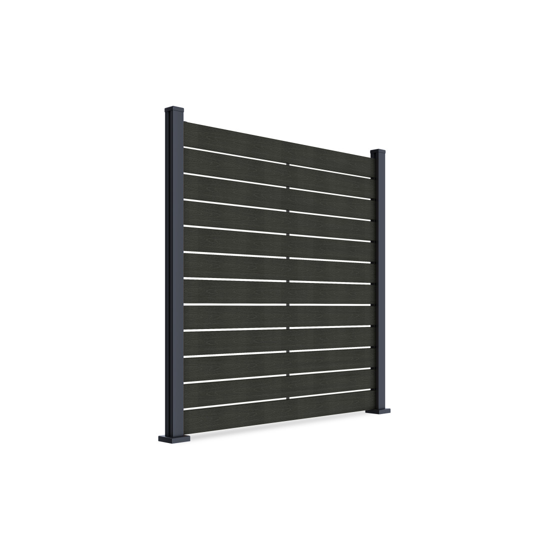 NEO PRZĘSŁO OGRODZENIOWE 1.8M PODŁOŻE TWARDE ANTHRACITE