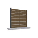 NEO PRZĘSŁO OGRODZENIOWE 1.8M PODŁOŻE TWARDE TEAK